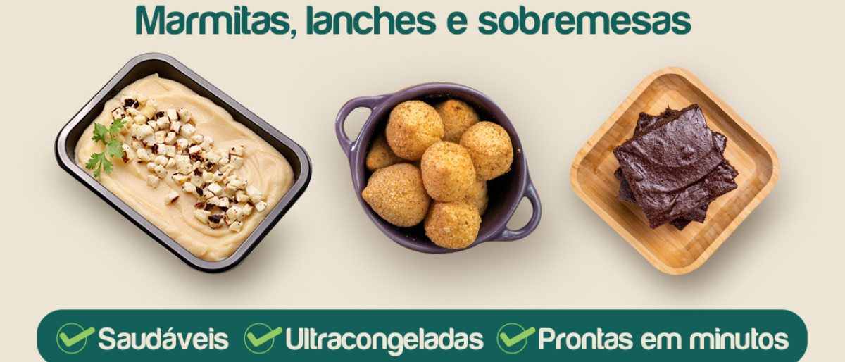 Marmitas, lanches e sobremesas Personal Chefs